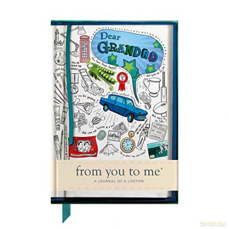 Dear Grandad, From You To Me: Guided Memory Journal To Capture Your Grandfather's Amazing Stories (Sketch Collection) - From You To Me [KSIĄŻKA]