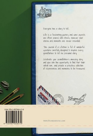 Dear Grandad, From You To Me: Guided Memory Journal To Capture Your Grandfather's Amazing Stories (Sketch Collection) - From You To Me [KSIĄŻKA]