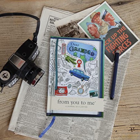 Dear Grandad, From You To Me: Guided Memory Journal To Capture Your Grandfather's Amazing Stories (Sketch Collection) - From You To Me [KSIĄŻKA]