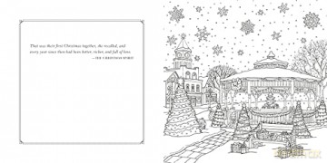 Debbie Macomber's Holly Jolly Christmas Coloring Book: An Adult Coloring Book - Debbie Macomber [KSIĄŻKA]