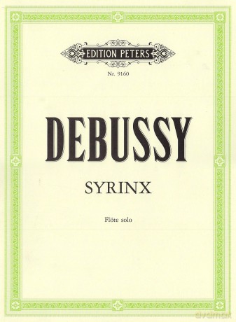 Debussy: Syrinx: Urtext (Edition Peters) - Debussy [KSIĄŻKA]