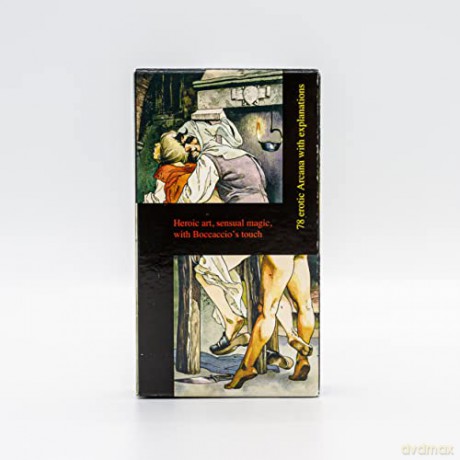 Decameron Tarot: New edition - 78 full colour tarot cards and instruction booklet - Giacinto Gaudenzi [KSIĄŻKA]