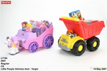 FISHER PRICE POJAZD WYŁADOWANY KLOCKAMI L7194 WB2 [ZABAWKA]
