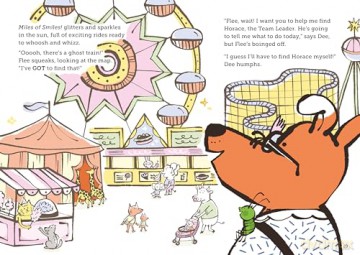 Dee and Flee at the Theme Park: 1 - Julia Hubery [KSIĄŻKA]