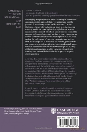 Demystifying Treaty Interpretation: 188 (Cambridge Studies in International and Comparative Law, Series Number 188) - Andrea Bianchi [KSIĄŻKA]