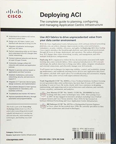 Deploying ACI: The complete guide to planning, configuring, and managing Application Centric Infrastructure - Frank Dagenhardt [KSIĄŻKA]