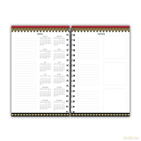 Designer Essentials September 2022-December 2023 Lifestyle Planner: Elephant (DESIGNER ENGAGEMENT) [KSIĄŻKA]