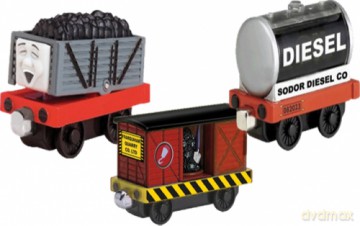 MATTEL WAGONY DO ZADAŃ SPECJALNYCH R8850 WB 6 [ZABAWKA]