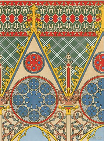 Designs and Ornaments from the Chapels of Notre Dame (Dover Pictorial Archive) - Eugene-Emmanuel Viollet-le-Duc [KSIĄŻKA]