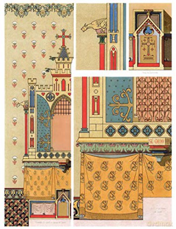 Designs and Ornaments from the Chapels of Notre Dame (Dover Pictorial Archive) - Eugene-Emmanuel Viollet-le-Duc [KSIĄŻKA]