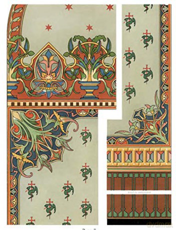 Designs and Ornaments from the Chapels of Notre Dame (Dover Pictorial Archive) - Eugene-Emmanuel Viollet-le-Duc [KSIĄŻKA]