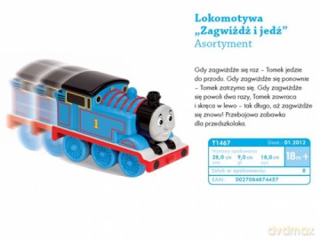 TOMEK I PRZYJACIELE ZAGWIZDAJ I JEDŹ T1467 WB8 [ZABAWKA]