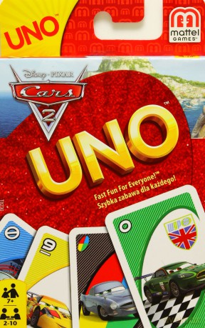 GRA MATTEL KARTY UNO CARS2 T8230 PUD 12 [ZABAWKA]