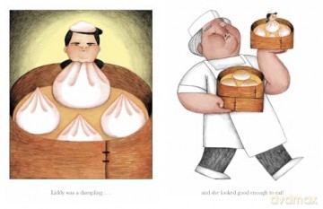 Dim Sum Palace: 'A sumptuous homage to Maurice Sendak's In the Night Kitchen' - The New York Times - X Fang [KSIĄŻKA]
