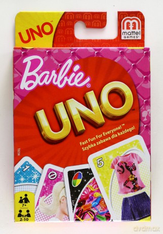 GRA MATTEL KARTY UNO BARBIE T8236 PUD12 [GRA]