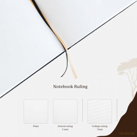 Dingbats* - Pro B5 Lined Large Notebook - PU Leather Hardcover Journal for Work, Travel, Writing - Pocket, Elastic Closure, Pen Holder, Bookmark - Dingbats* Notebooks [KSIĄŻKA]