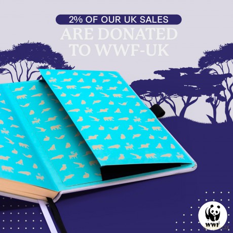 Dingbats* Earth Dotted Journal A5 - Vegan Leather, Hardcover, Ideal for Work, Travel - Pocket, Elastic Closure, Bookmark - Dingbats* Notebooks [KSIĄŻKA]