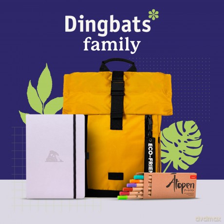 Dingbats* Earth Dotted Journal A5 - Vegan Leather, Hardcover, Ideal for Work, Travel - Pocket, Elastic Closure, Bookmark - Dingbats* Notebooks [KSIĄŻKA]