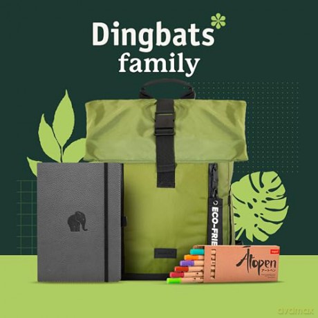 Dingbats* Notebooks Unisex Roll Top Backpack Backpack [KSIĄŻKA]
