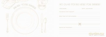 Dinner Party Guest Book - Insight Editions [KSIĄŻKA]