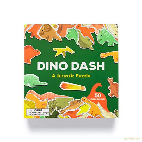 Dino Dash: A Jurassic Puzzle - Caroline Selmes [KSIĄŻKA]