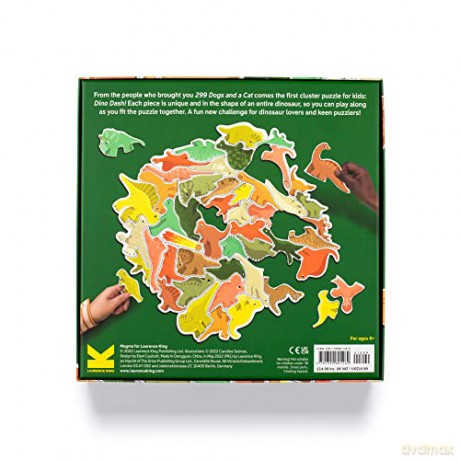 Dino Dash: A Jurassic Puzzle - Caroline Selmes [KSIĄŻKA]