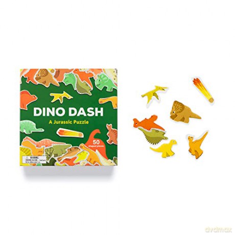 Dino Dash: A Jurassic Puzzle - Caroline Selmes [KSIĄŻKA]