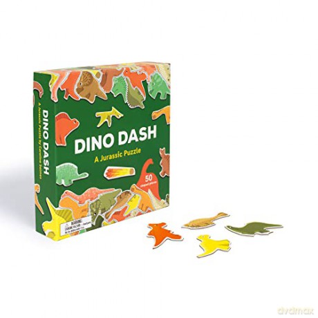 Dino Dash: A Jurassic Puzzle - Caroline Selmes [KSIĄŻKA]