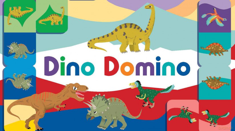 Dino Domino (Magma for Laurence King) - Caroline Selmes [KSIĄŻKA]