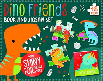 Dino Friends Book and Jigsaw Box Set - Rosie Greening [KSIĄŻKA]