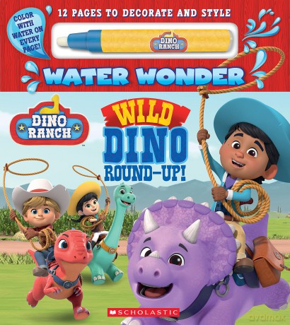 Dino Ranch: Wild Dino Round-Up! (Water Wonder Storybook) - Terrance Crawford [KSIĄŻKA]