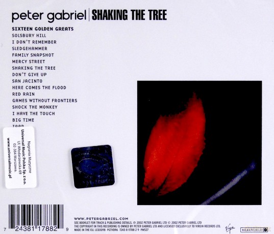 Peter Gabriel: Shaking The Tree 16 Golden Greats (Remastered) [CD]
