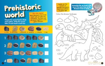 Dinosaurs Activity and Colouring Book (National Geographic Kids) [KSIĄŻKA]