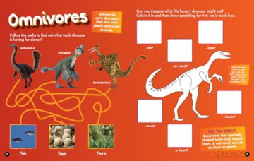 Dinosaurs Activity and Colouring Book (National Geographic Kids) [KSIĄŻKA]