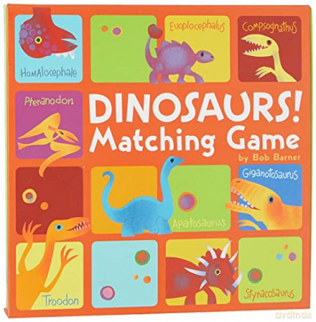 Dinosaurs! Matching Game - Bob Barner [KSIĄŻKA]