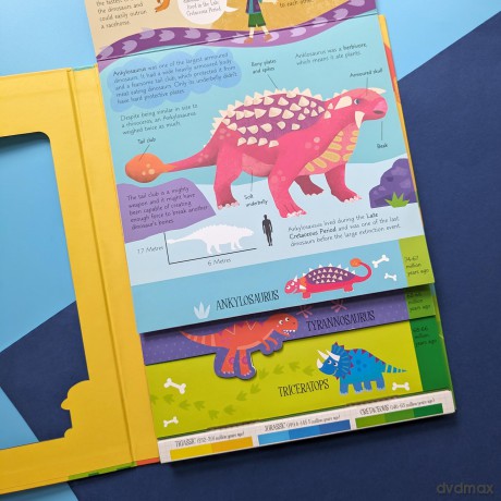 Dinosaurs: A Learning Layer Book (Learning Layer Board Book) - Jayne Schofield [KSIĄŻKA]