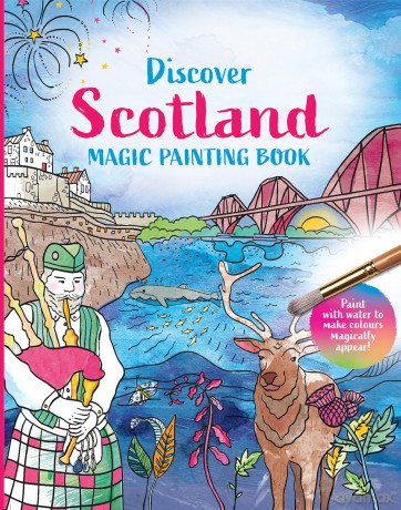 Discover Scotland: Magic Painting Book - n/a [KSIĄŻKA]