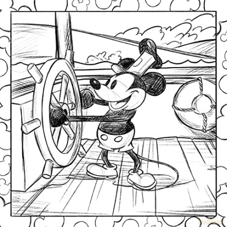 Disney 100: Movie Moments (Colouring Book and Pencil Set) - Walt Disney [KSIĄŻKA]
