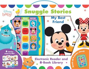 Disney Baby Mickey, Minnie, Frozen, and More! - Electronic Me Reader Jr Snuggle Stories 8 Book Library - PI Kids - Kathy Broderick [KSIĄŻKA]