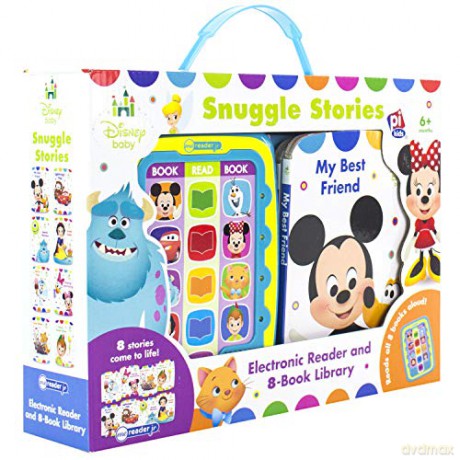 Disney Baby Mickey, Minnie, Frozen, and More! - Electronic Me Reader Jr Snuggle Stories 8 Book Library - PI Kids - Kathy Broderick [KSIĄŻKA]