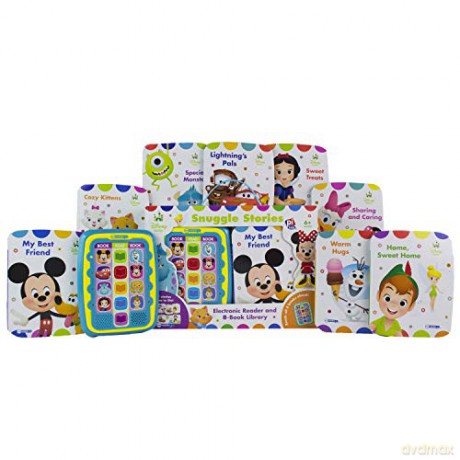 Disney Baby Mickey, Minnie, Frozen, and More! - Electronic Me Reader Jr Snuggle Stories 8 Book Library - PI Kids - Kathy Broderick [KSIĄŻKA]