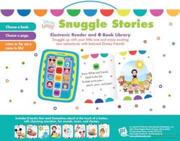 Disney Baby Mickey, Minnie, Frozen, and More! - Electronic Me Reader Jr Snuggle Stories 8 Book Library - PI Kids - Kathy Broderick [KSIĄŻKA]
