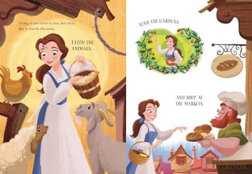 Disney Beauty and the Beast: Golden Tales (Two Wonderful Stories in One Amazing Book!) - Walt Disney [KSIĄŻKA]