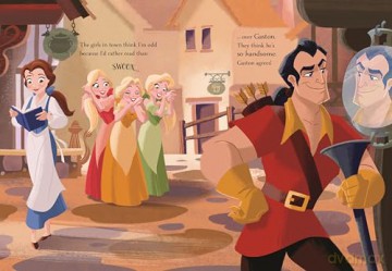 Disney Beauty and the Beast: Golden Tales (Two Wonderful Stories in One Amazing Book!) - Walt Disney [KSIĄŻKA]