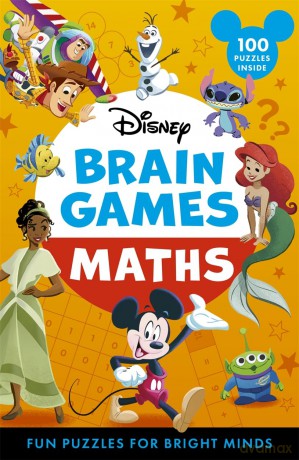 Disney Brain Games: Maths: Fun puzzles for bright minds - Walt Disney [KSIĄŻKA]