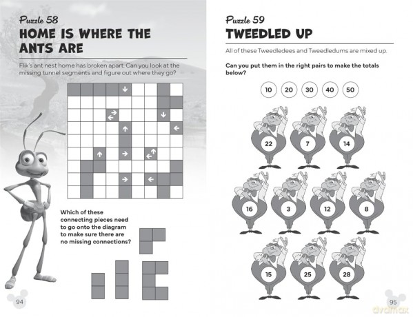 Disney Brain Games: Maths: Fun puzzles for bright minds - Walt Disney [KSIĄŻKA]
