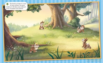 Disney Bunnies: Sticker Scenes (With over 50 stickers!) - Walt Disney [KSIĄŻKA]