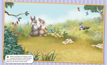 Disney Bunnies: Sticker Scenes (With over 50 stickers!) - Walt Disney [KSIĄŻKA]
