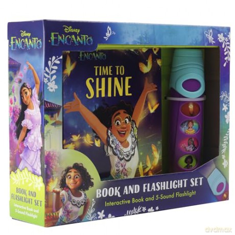Disney Encanto Time To Shine 5 Sound Flashlight - P I Kids [KSIĄŻKA]