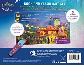 Disney Encanto Time To Shine 5 Sound Flashlight - P I Kids [KSIĄŻKA]